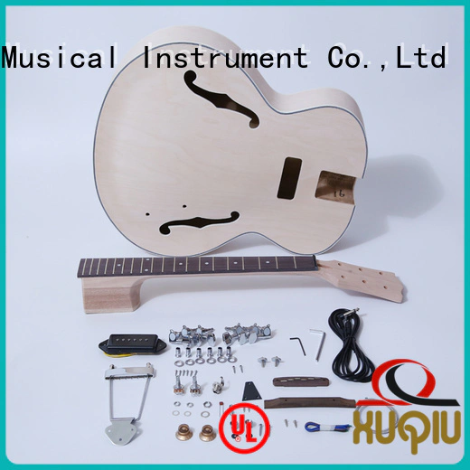 XuQiu diy semi acoustic guitar kit supplier for concert