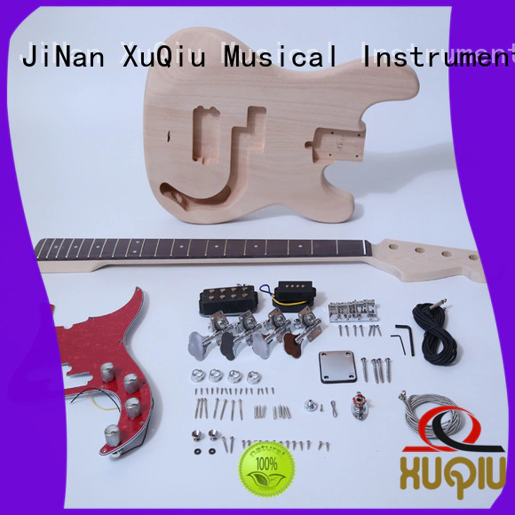 XuQiu unfinished beginner bass guitar kits woodwind instruments for student