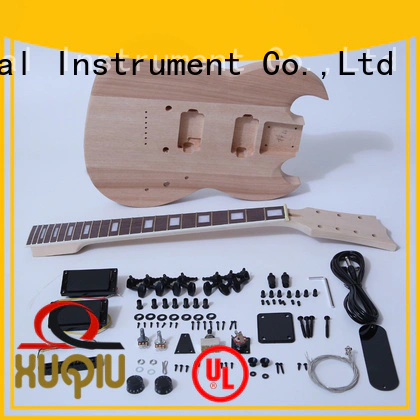 XuQiu cut unfinished guitar kits manufacturer for kids