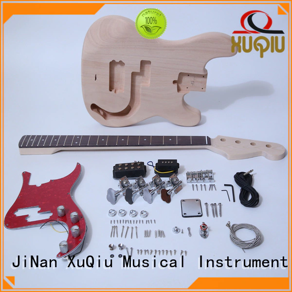 XuQiu diy bass guitar kits woodwind instruments for competition