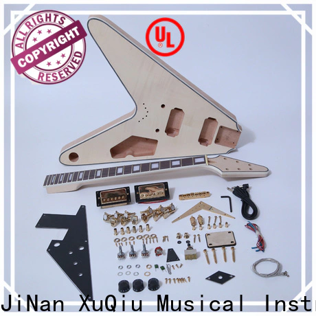 XuQiu high end diy semi hollow body guitar kit supplier for concert