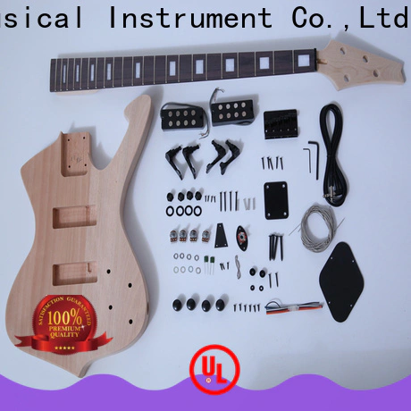 custom diy acoustic bass guitar kit snbk006 woodwind instruments for competition