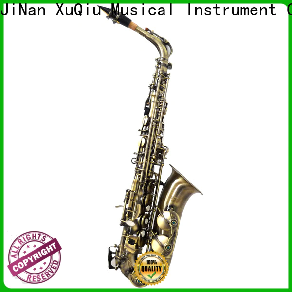 XuQiu silver silver alto saxophone for sale manufacturer for concert