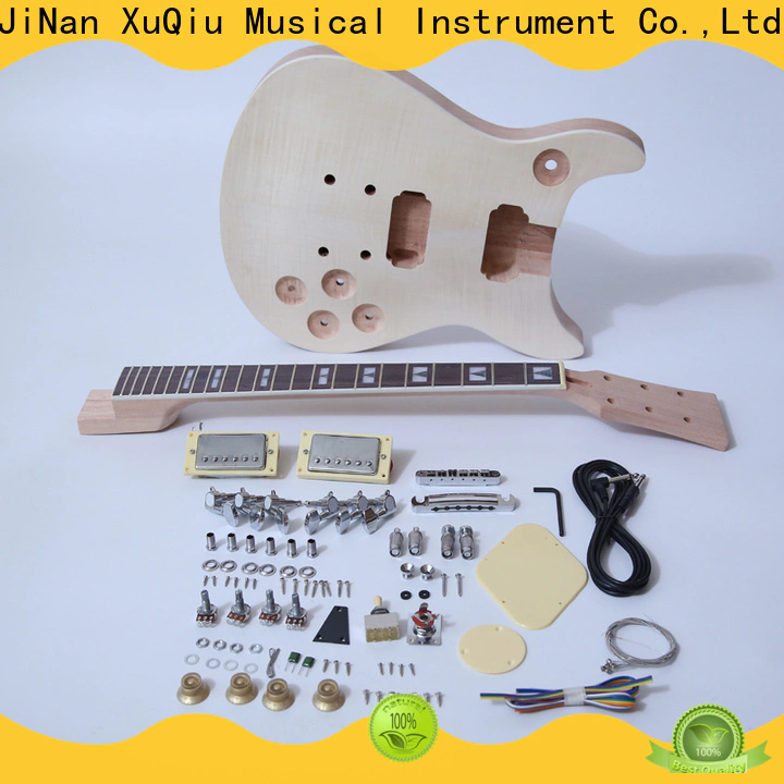 XuQiu custom diy semi hollow body guitar kit manufacturer for performance