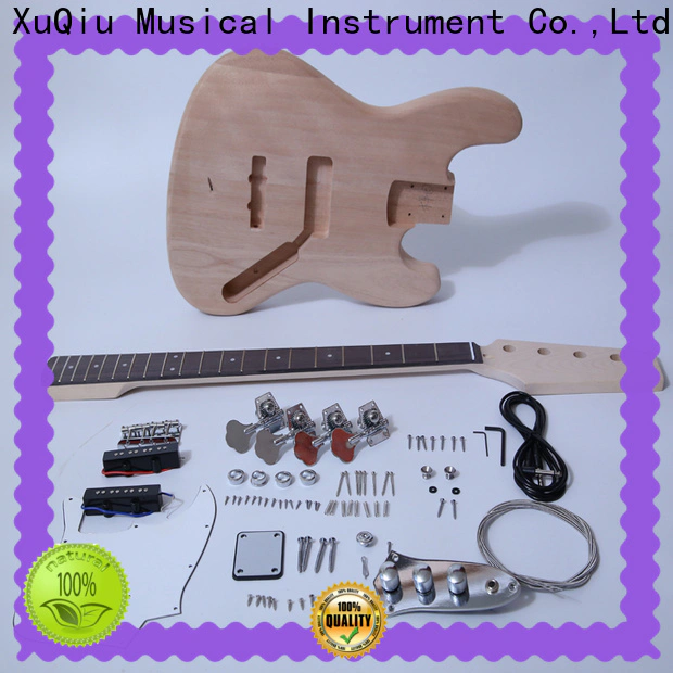 XuQiu unfinished diy electric bass kit manufacturer for student