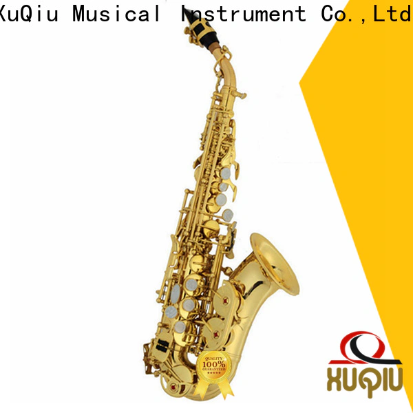 XuQiu curved cannonball curved soprano saxophone makers for student