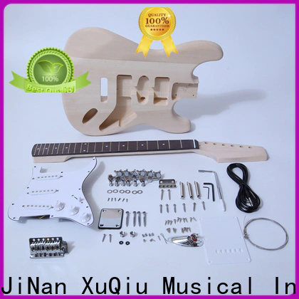 XuQiu unfinished semi hollow guitar kit supplier for beginner
