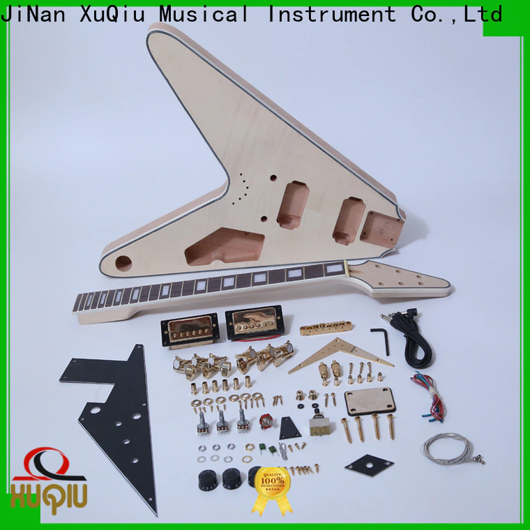 XuQiu prs unfinished electric guitar kit manufacturer for concert
