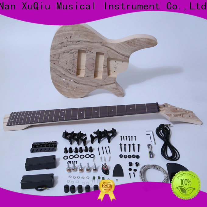 Wholesale diy 5 string bass guitar kit kitshollow for sale for concert