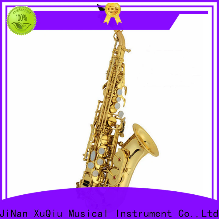 XuQiu curved curved bell soprano saxophone makers for beginner
