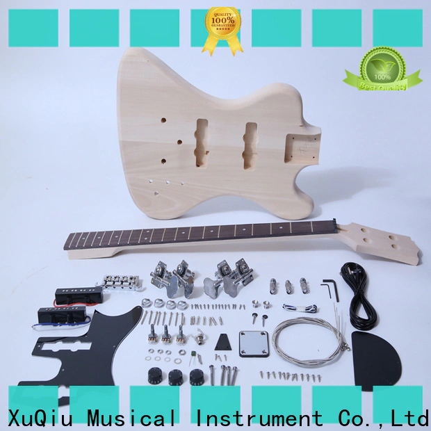 XuQiu unfinished double neck guitar bass for sale supply for concert