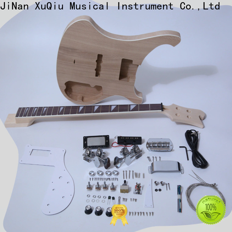 XuQiu electric 5 string headless bass kit supply for competition