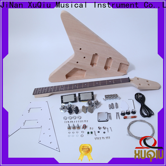XuQiu unfinished diy bass guitar kits for business for competition