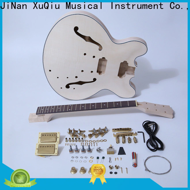 XuQiu sngk008 semi hollow body guitar kit for sale for beginner