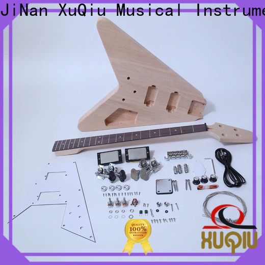XuQiu hollow diy fretless bass kit factory for student